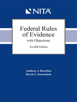 cover image of Federal Rules of Evidence with Objections